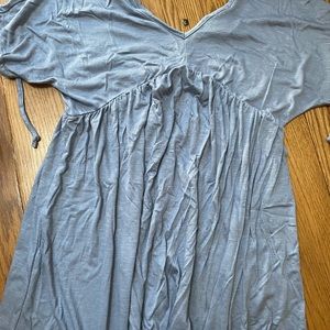 Women’s blue dress